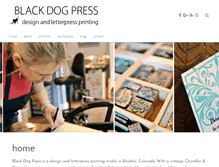 Tablet Screenshot of blackdogpressonline.com